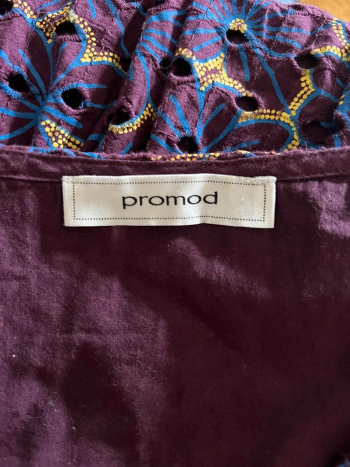 Robe brodée fleurs promod Taille 36 - photo numéro 3