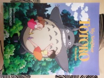 Affiche en tissu Totoro happy studio ghibli