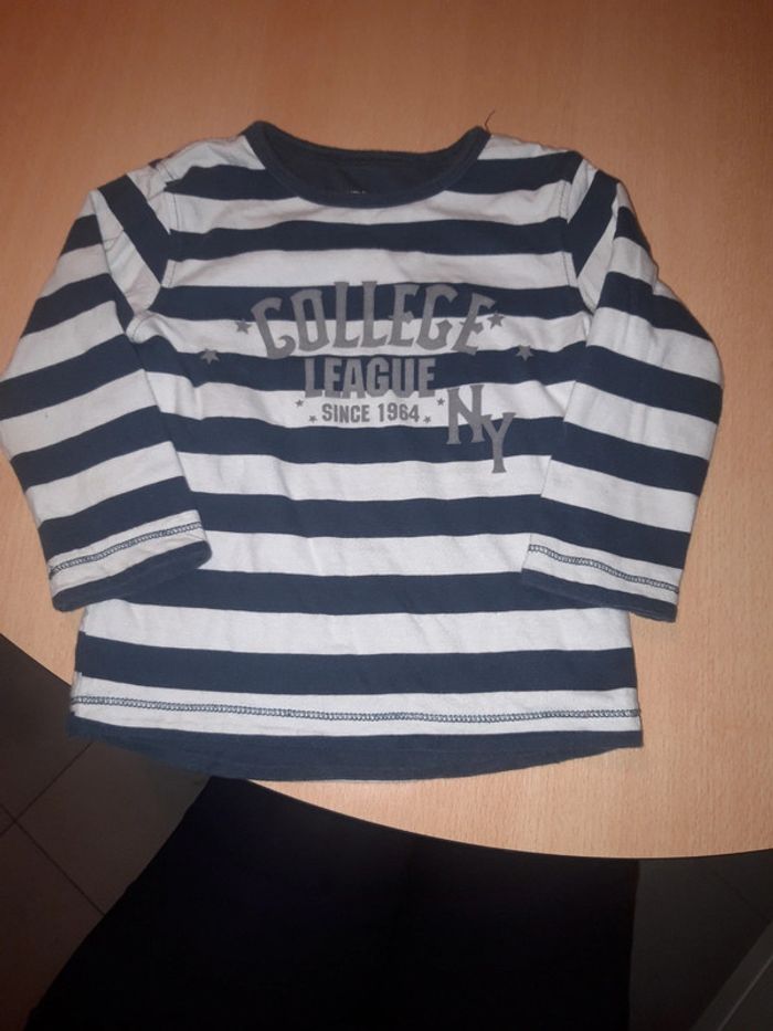 Tee-shirt réversible 94 cm Vertbaudet - photo numéro 4