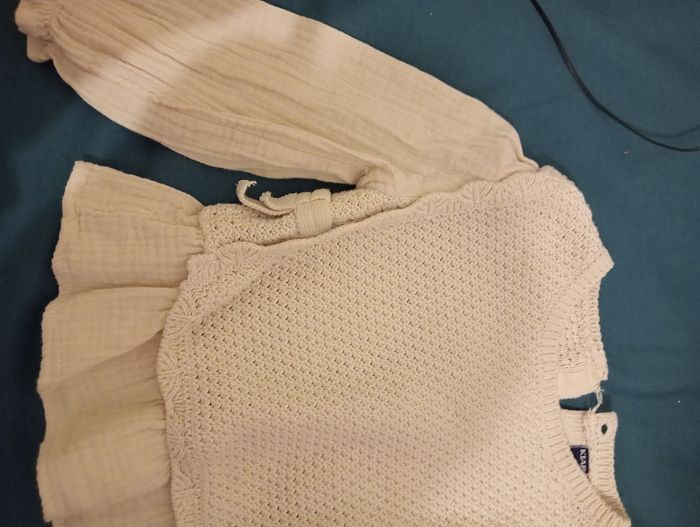 Pull crème beige kiabi - photo numéro 3