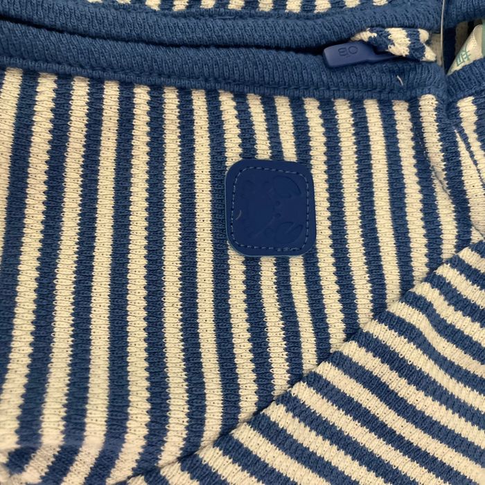 Gilet tirette bleu obaibi 68 cm - photo numéro 2