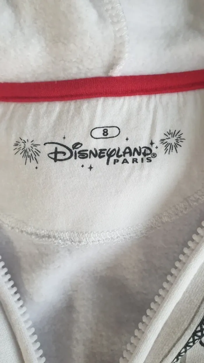 Veste Disneyland Paris blanche 8 ans - photo numéro 2