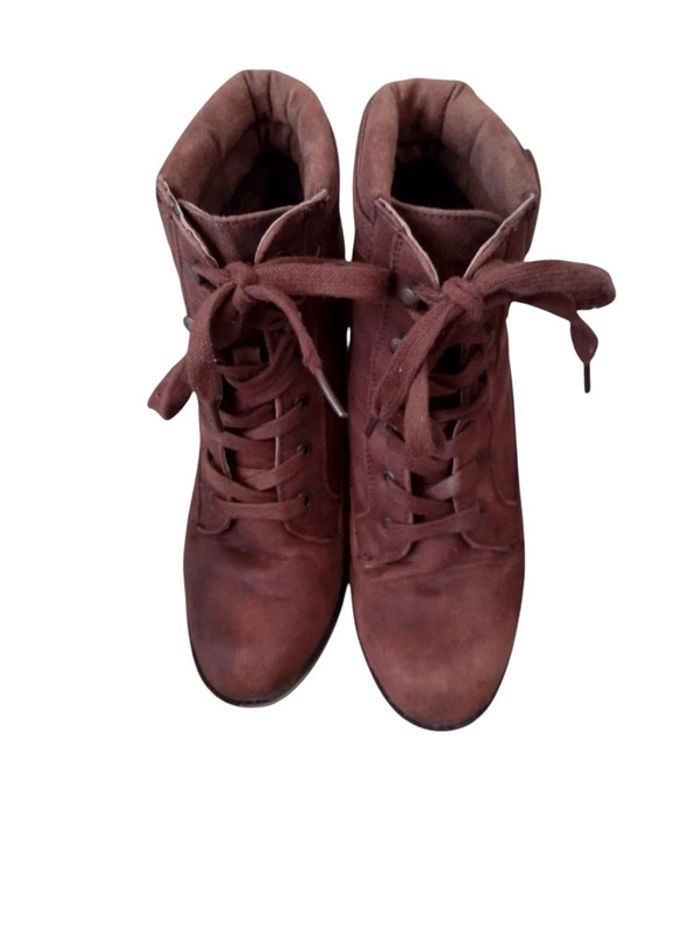 Boots marron vieillit - photo numéro 2