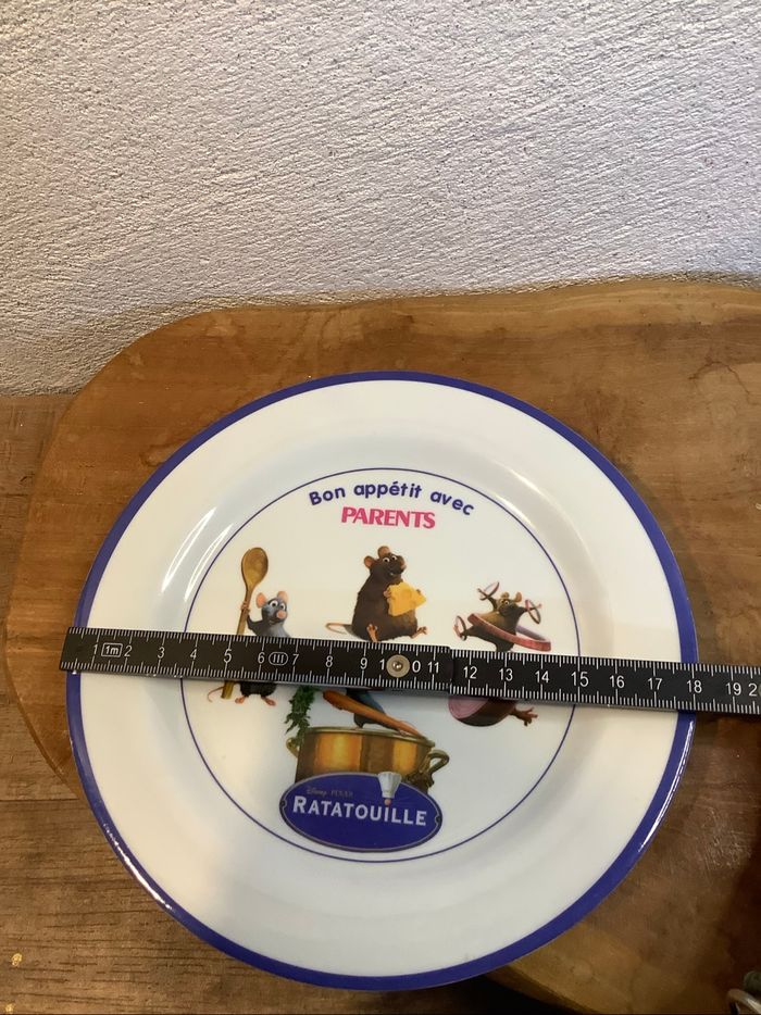 Assiette enfant en plastique Ratatouille Disney - photo numéro 3