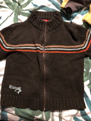 Veste pull zippé 6ans