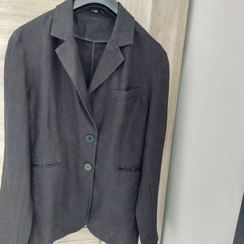 Tailleur lin noir Autre ton