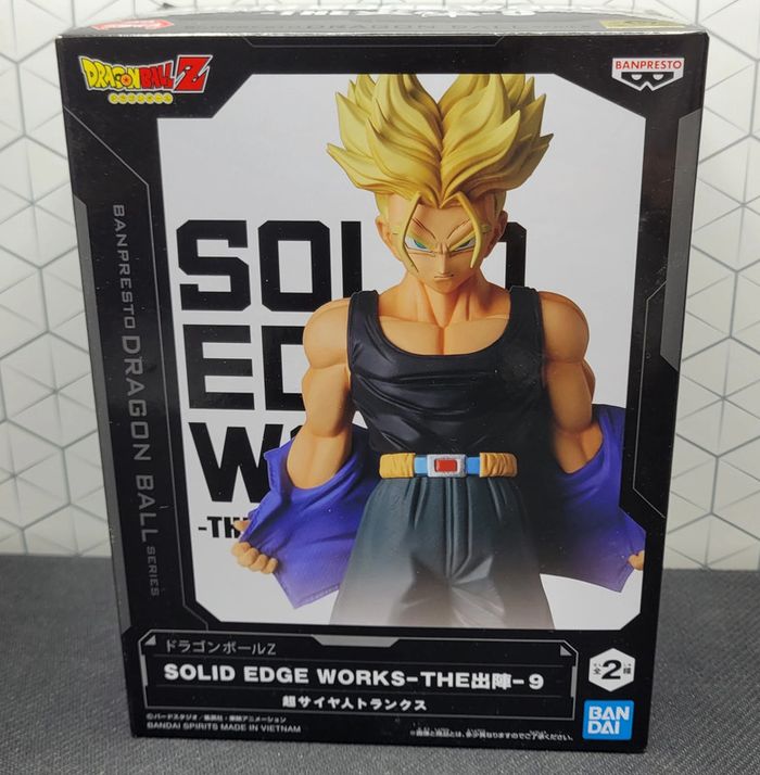 Figurine Dragon Ball Z Super Saiyan Mirai Trunks Solid Edge Works Banpresto Bandai - photo numéro 5