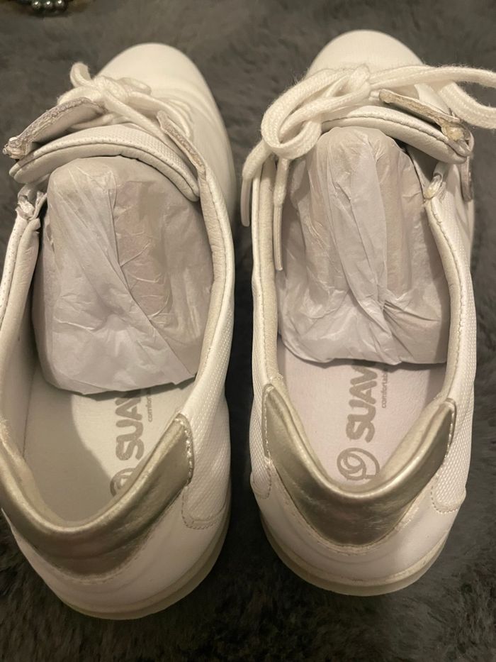 Basket blanche femme marque suave taille 38 - photo numéro 6