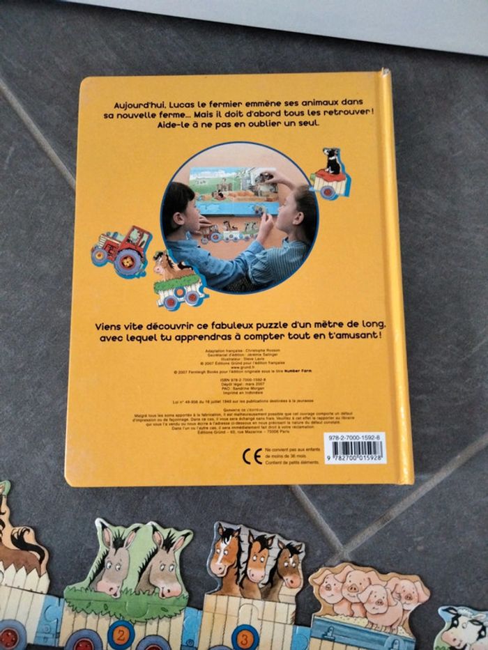 Livre pour compter avec puzzle - photo numéro 5