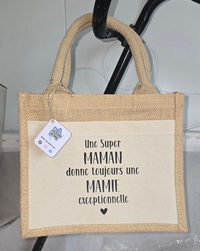 Sac en jute pour la fête des mères