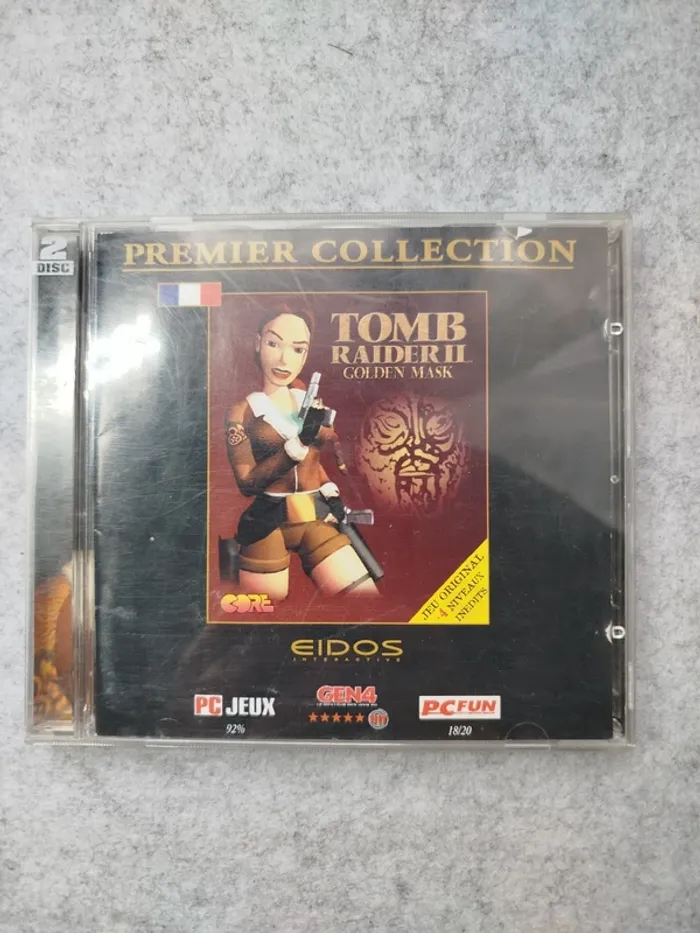 Jeu Retro Collector Tomb Raider II Premier Collection Complet Boîte et Notice