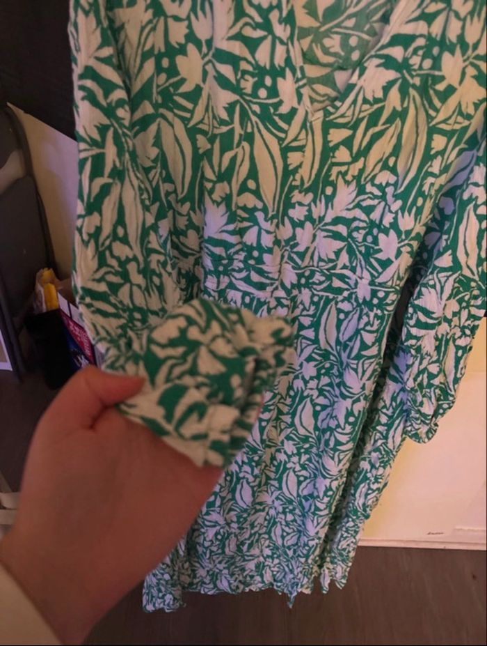Robe verte et blanche Kiabi - Taille 4XL - photo numéro 4
