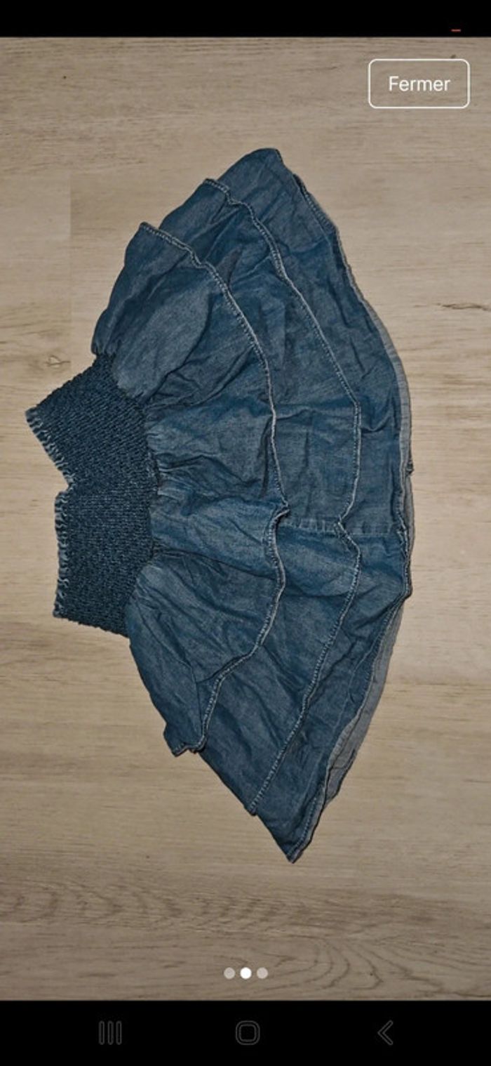 Jupe jean fille 36 mois - photo numéro 2