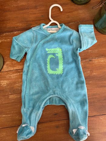 Pyjama une pièce bleu premaman 1 mois