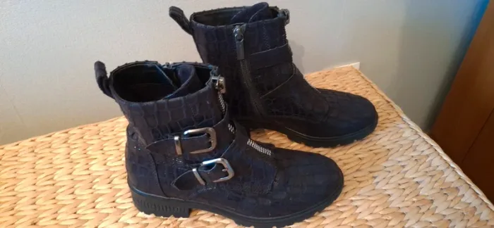 Botines noir cuir tamaris neuves t36 - photo numéro 19