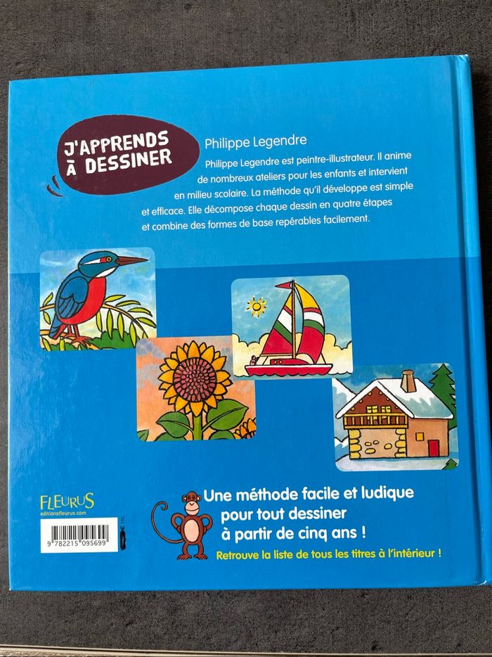Livre j apprends a dessiner - à partir de 5 ans tbe - photo numéro 4