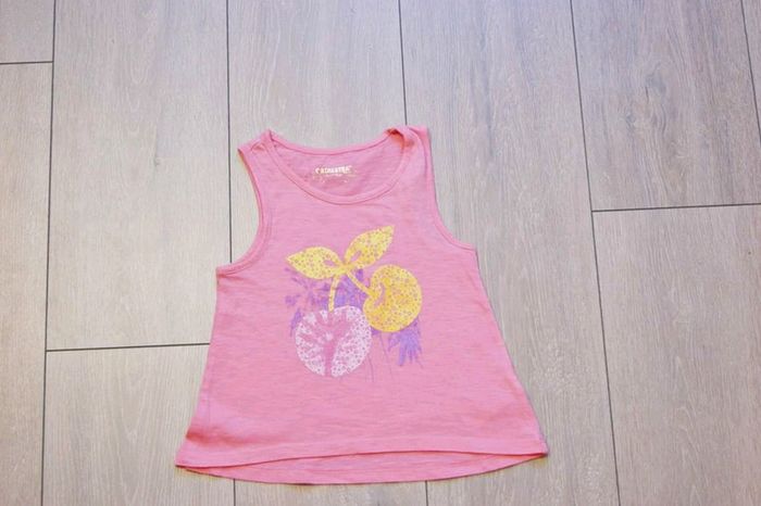 Maillot manche courte rose. 5 ans fille. Marque Orchestra