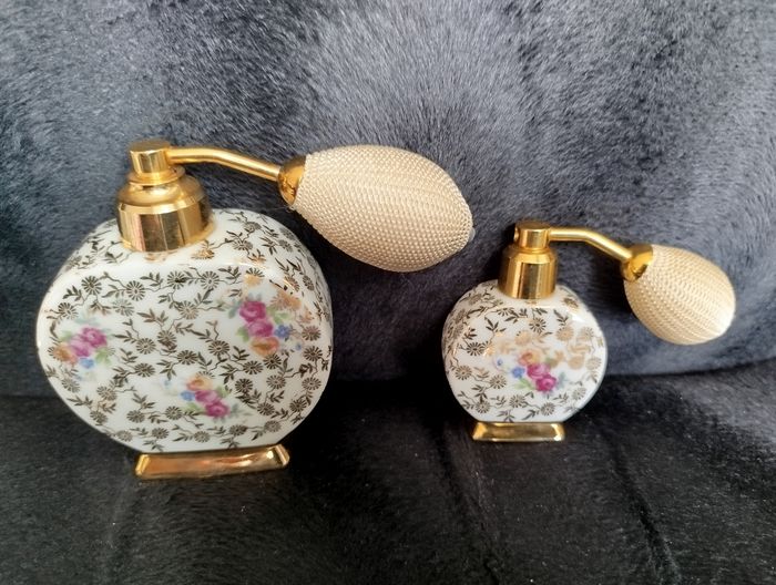Lot de 2 vaporisateurs à parfum anciens Vintage/années 60 (TBE)