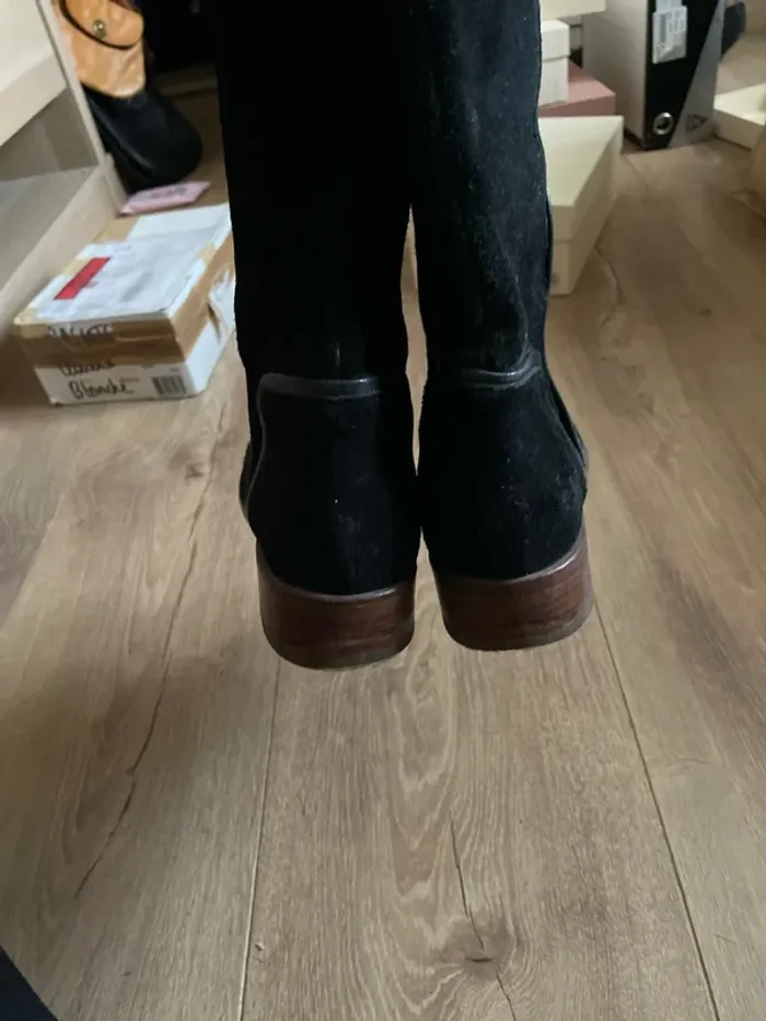 Bottes Paul & Joe noires t 40 - photo numéro 5