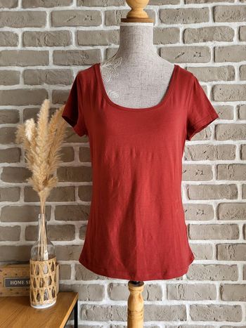 T-shirt à manches courtes rouge brique H&M