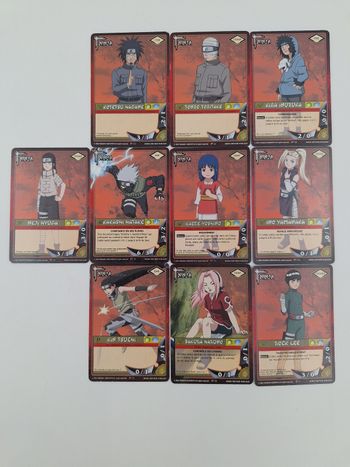 Lot 90 : 10 x Naruto FR Vintage 2002