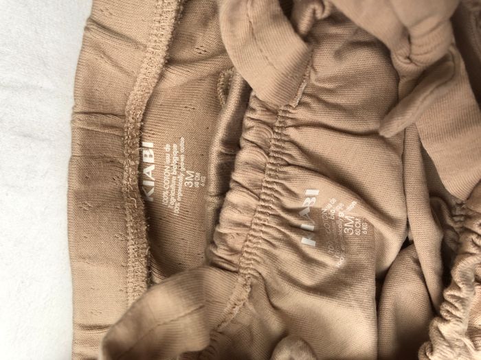 Ensemble Kiabi 3 mois : top + bloomer + bandeau - photo numéro 3