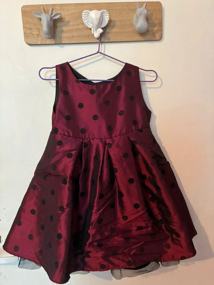 Magnifique robe à reflets changeant, taille 23 mois.