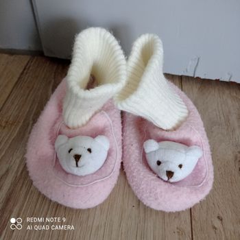 Chaussons bébé nounours