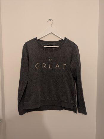 Sweat gris femme