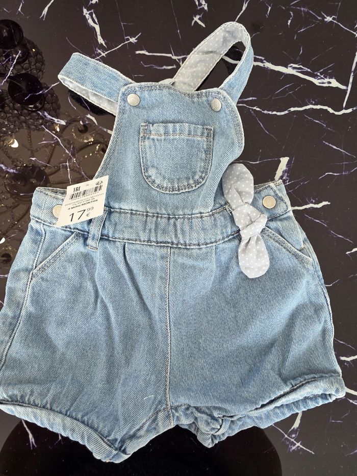 Combinaison short jean