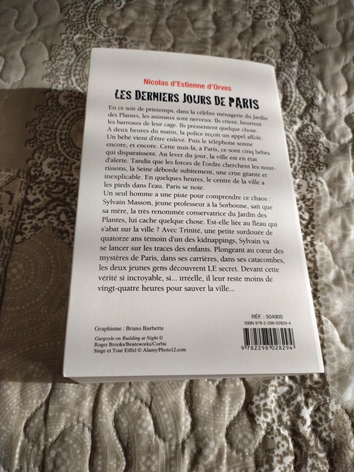 Les derniers jours de Paris de Nicolas d'Estienne d'Orves - photo numéro 2