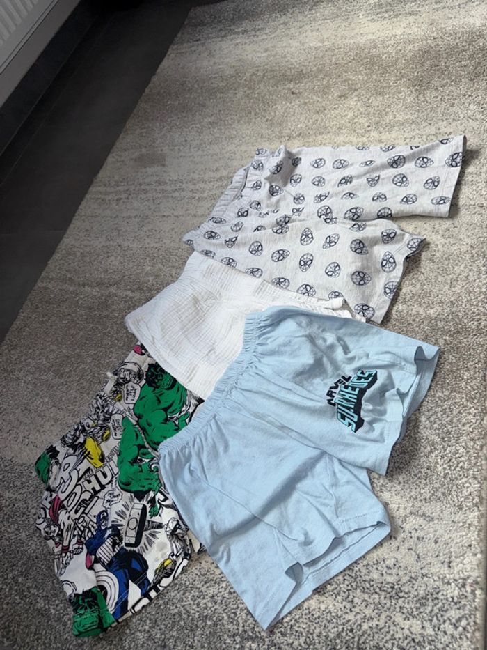 Lot de short 104-110 garçon bonne etat - photo numéro 2