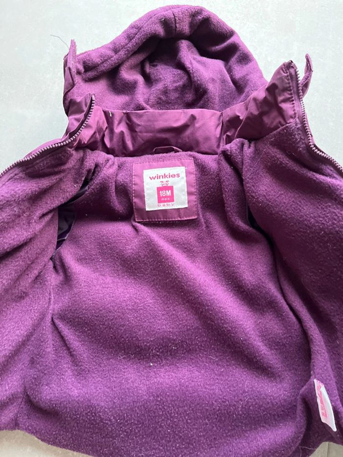 Doudoune blouson violet bien chaude - photo numéro 6