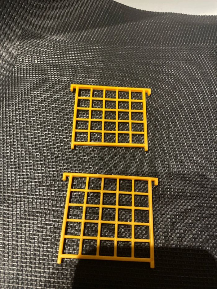 Playmobil lot 2 petites barrières jaunes clinique vétérinaire 4009 6425 centre soins animalier - photo numéro 2