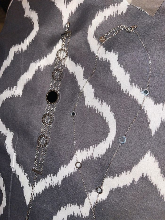 Collier bracelet acier