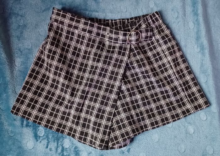Jupe short à carreaux