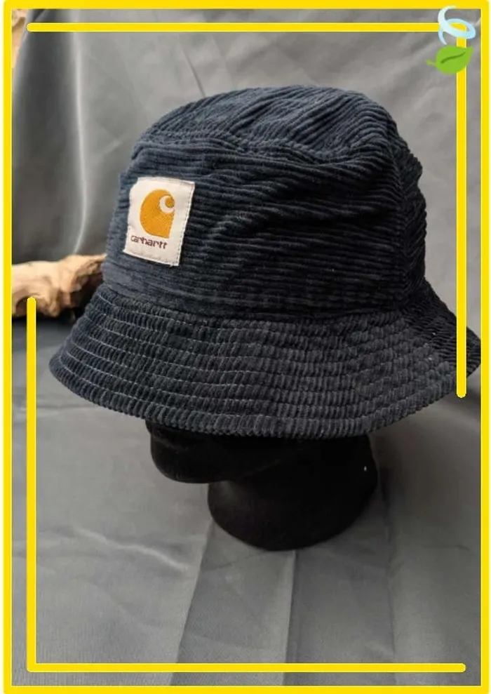 🧢 Bob Carhartt WIP en velours – Pour tête stylée uniquement - photo numéro 4