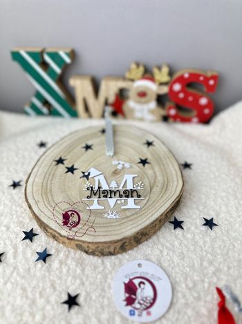 Boule noel personnalisé plexi
