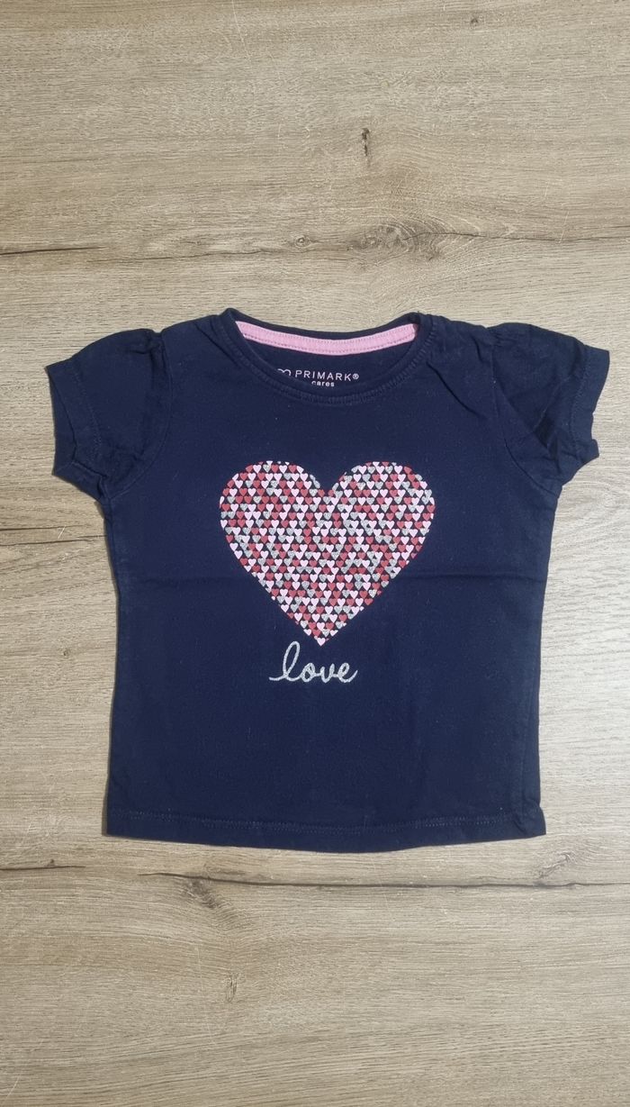 T-shirt MC Primark 9-12 mois