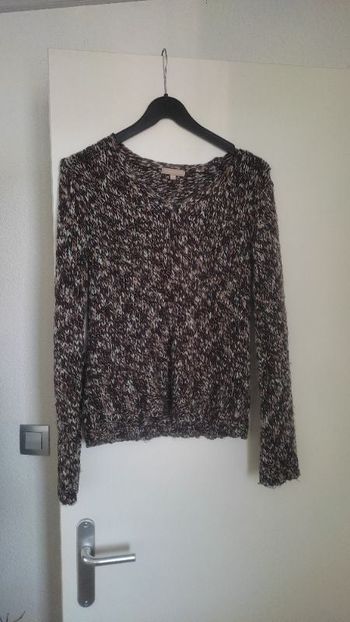 Pull chiné multicolore