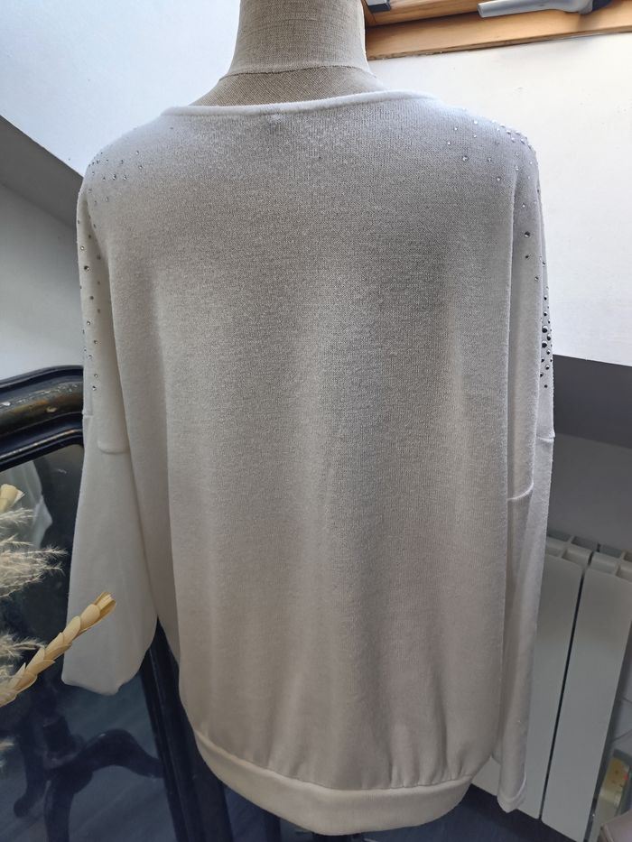 Pull blanc - photo numéro 4