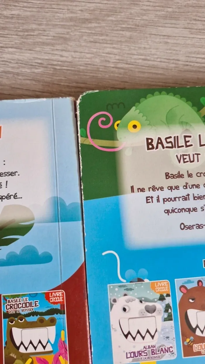 Lot de 6 livres avec tirette pour bouger les dents - photo numéro 6