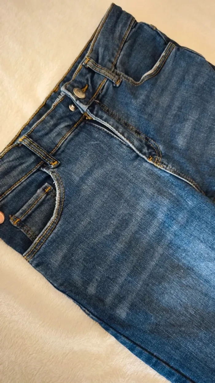 Jeans skinny bleu 12 ans - photo numéro 3
