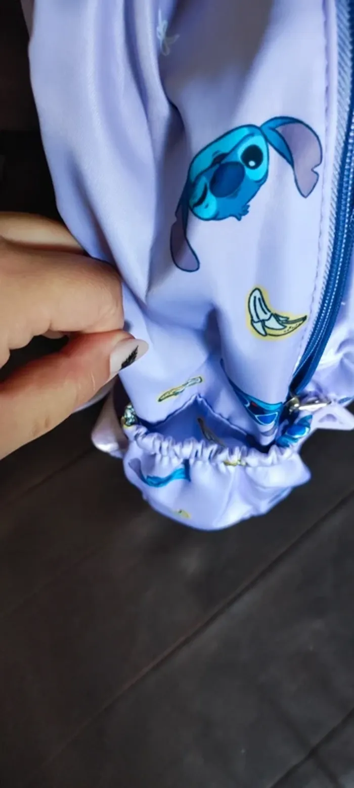 🎁 Disney Stitch – Sac à dos + accessoires kit💜 Idéal école / voyage 🎒 - photo numéro 8