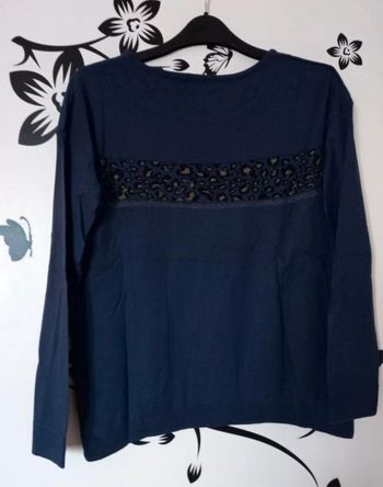 Pull Promod léopard bleu