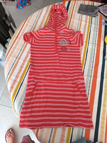 Robe à capuche kitiwatt 8 ans