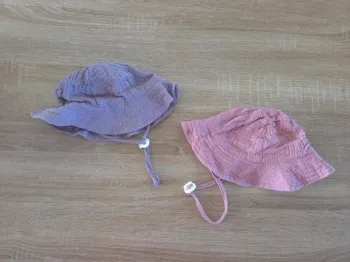 Chapeau Bob violet et rose