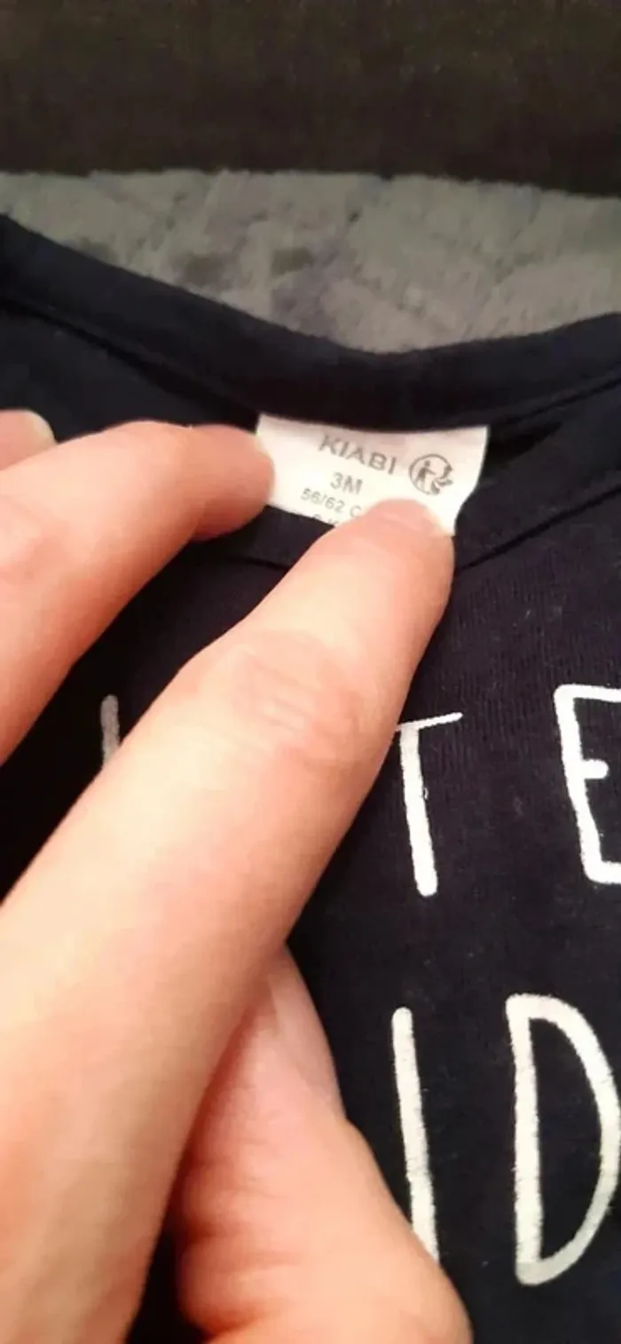 T shirt manche longue bébé garçon 3 mois 👶 - photo numéro 2