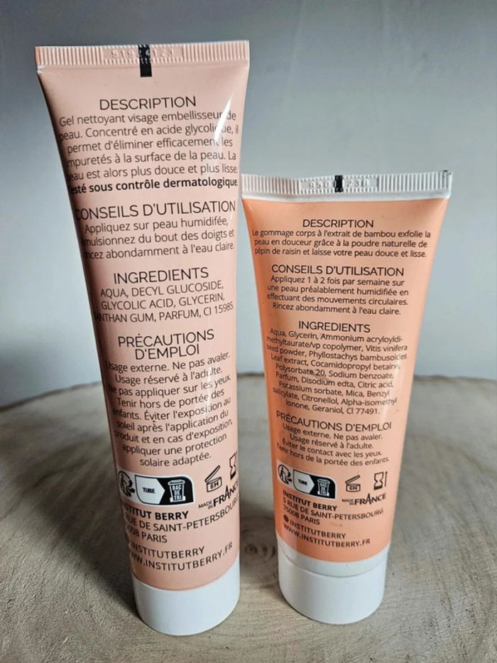 Gommage Corps & Gel Nettoyant Visage Existe 🍑 - photo numéro 2