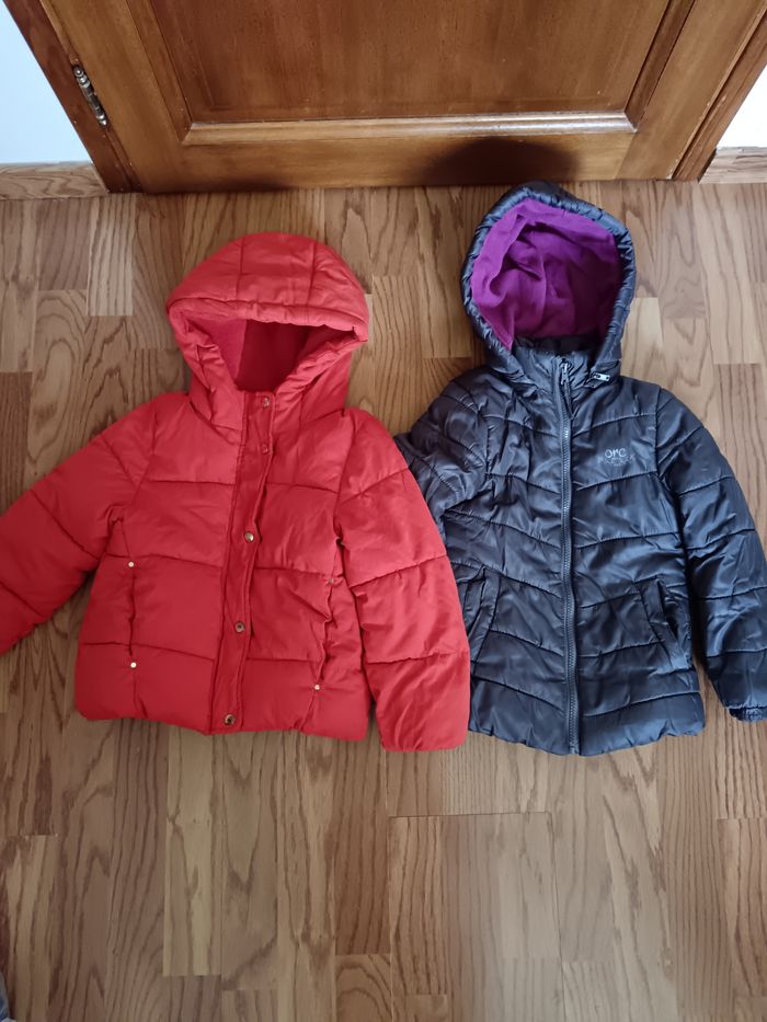 Lot 6 ans doudounes très chaudes Kiabi et Orchestra